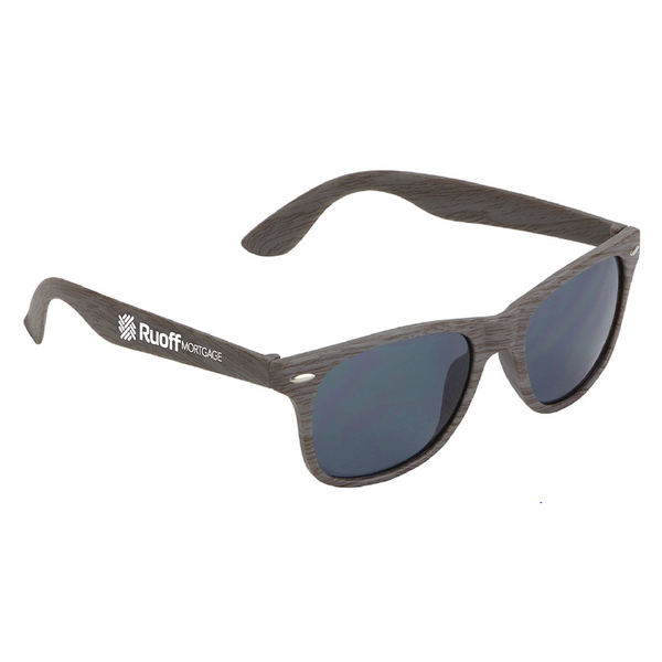 Sebring UV400 Wood Grain Sunglasses